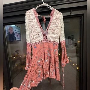 Beautiful Embroidered Bohemian Sun Dress, Size 10